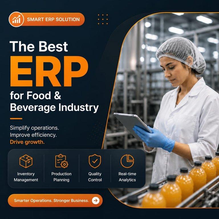 How DVNKS ERPNext Supports Food & Beverage Manufacturing - Cover Image